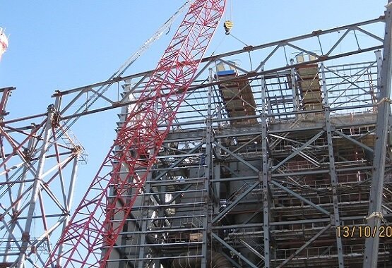 High rise steel structure