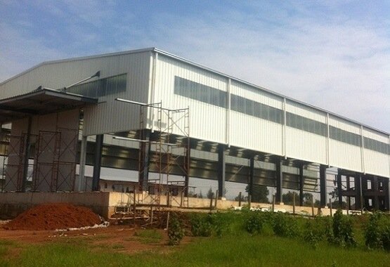 Rwanda steel structure shed