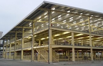 prefabricated steel structure carparking